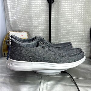 (W9) George Men's Memory Foam
Slip-On Loafer Shoes -Grey/
Black-SZ Various